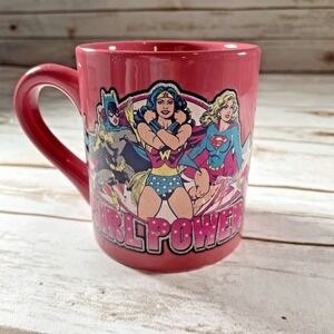 Wonder Woman Batgirl Supergirl DC Comics Girl Power Coffee‎ Mug Collectible